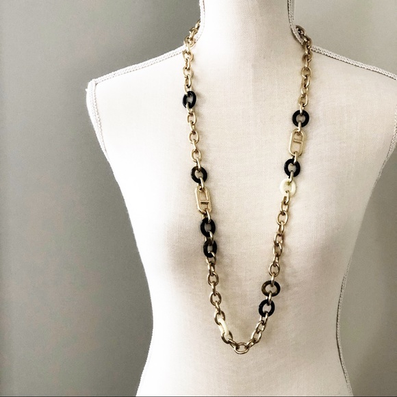 Banana Republic Jewelry - Banana Republic NWT Gold & Tortoise Link Necklace
